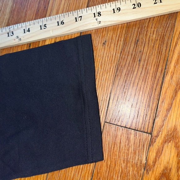 NWT Quacker Factory 1X 3/4 Sleeve T-Shirt w/Pink 3D Flowers Black/Rhinestones - Picture 10 of 12